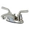 Kingston Brass 4" Centerset Bathroom Faucet with Brass Pop-Up, Brushed Nickel KB628RXLB - alternate 1